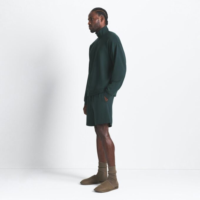 JERSEY LOUNGE MENS RELAXED QUARTER ZIP PULLOVER