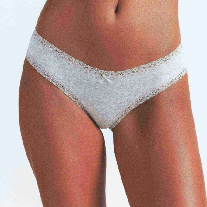 LIGHTWEIGHT COTTON LACE BRIEF 10-PACK