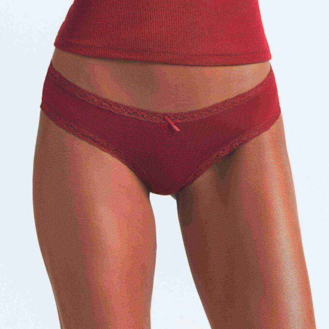LIGHTWEIGHT COTTON LACE BRIEF 10-PACK