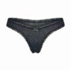 LIGHTWEIGHT COTTON POINTELLE LACE THONG