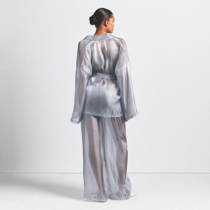 LIQUID ORGANZA WRAP SLEEP SET