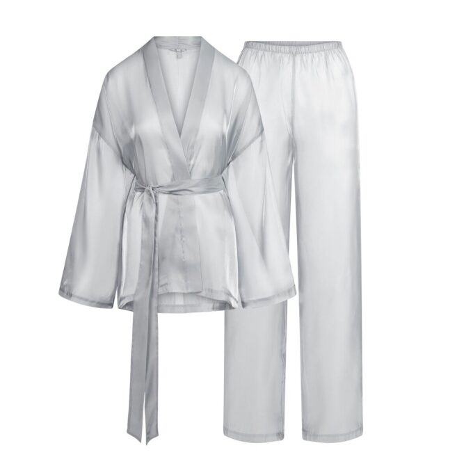 LIQUID ORGANZA WRAP SLEEP SET