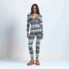 LOGO PLUSH POINTELLE HENLEY ONESIE