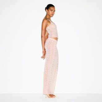 MILKY SHEER LONG SKIRT