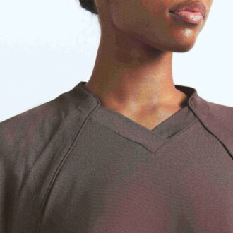 NikeSKIMS AIRY V-NECK OVERSIZED LONG SLEEVE TOP