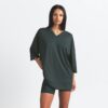 NikeSKIMS AIRY V-NECK OVERSIZED TOP