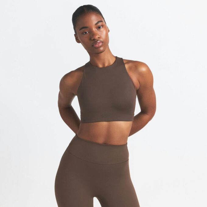 NikeSKIMS MATTE HIGH NECK BRA