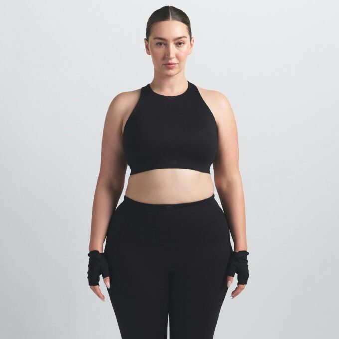 NikeSKIMS MATTE HIGH NECK BRA