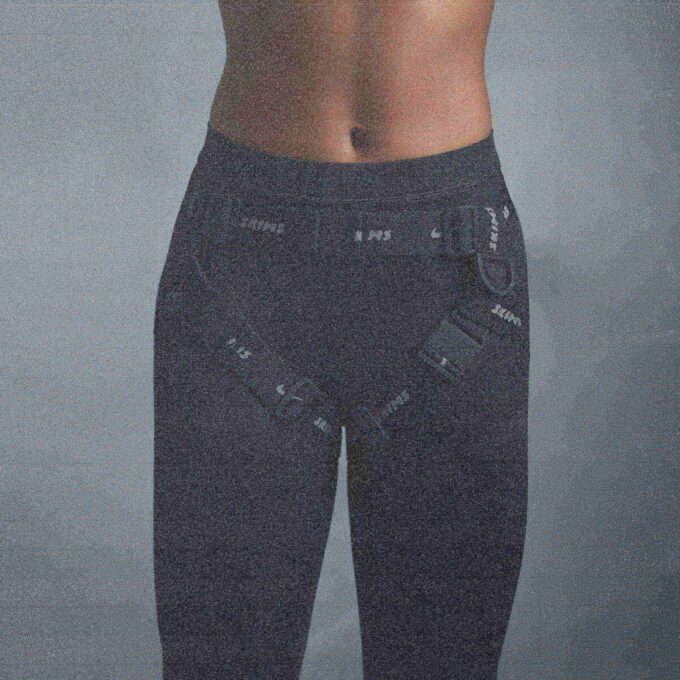 NikeSKIMS MATTE V-LINE 26″ LEGGING