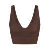 NikeSKIMS MATTE V-NECK BRA TOP