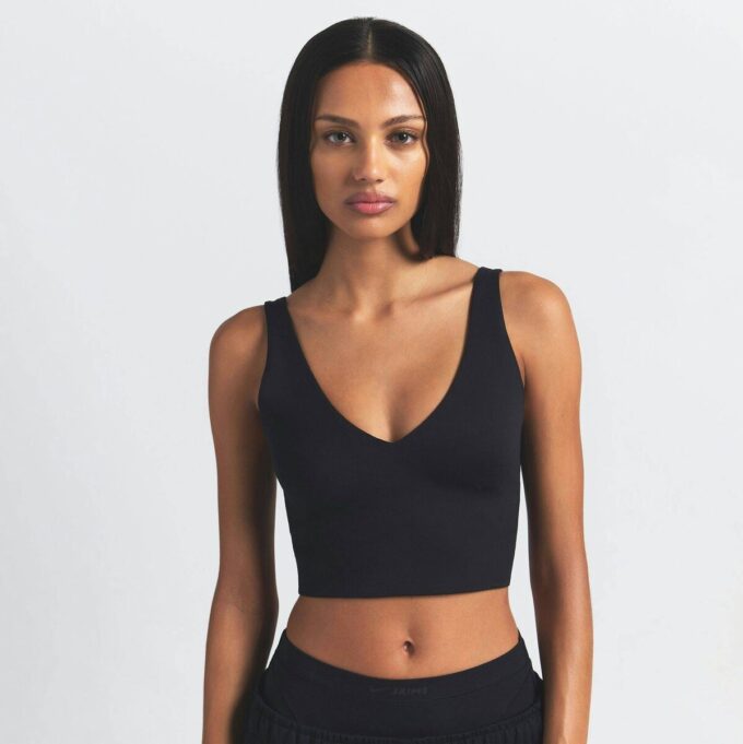 NikeSKIMS MATTE V-NECK BRA TOP