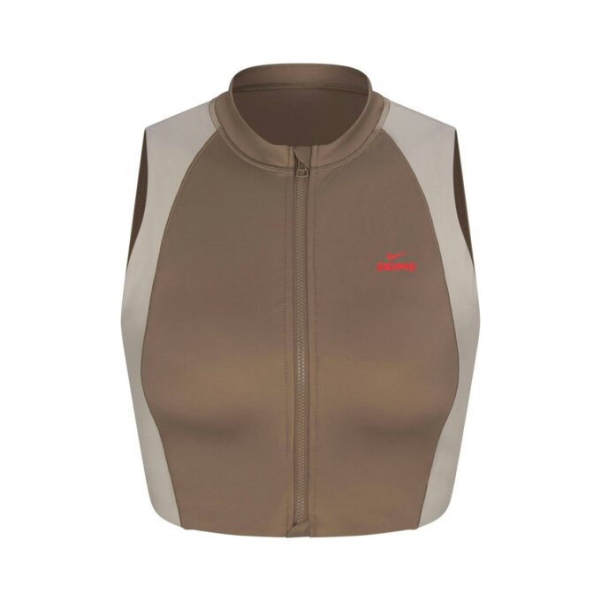 NikeSKIMS SHINE FRONT ZIP BRA