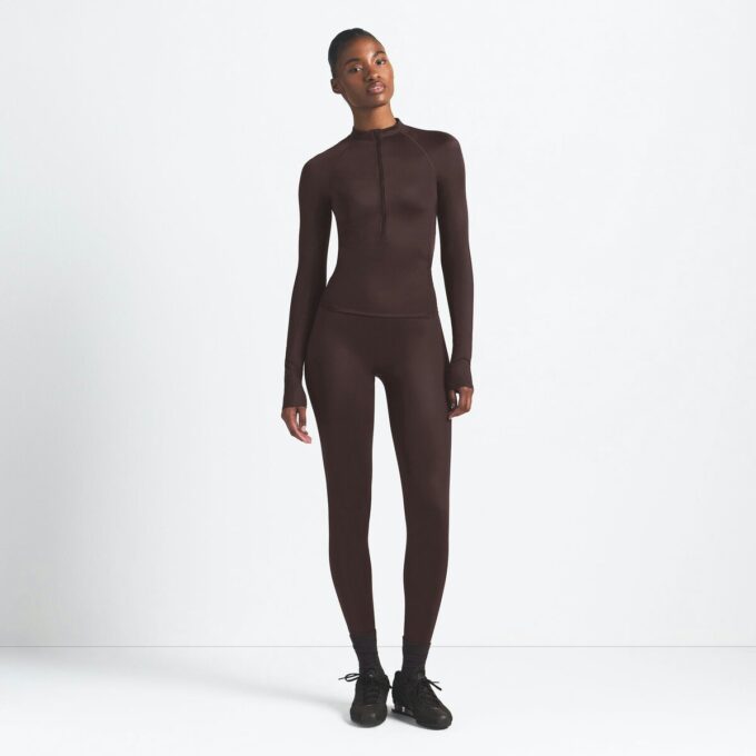 NikeSKIMS SHINE LONG SLEEVE HALF ZIP