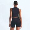 NikeSKIMS VINTAGE SEAMLESS MOCK NECK BRA TOP