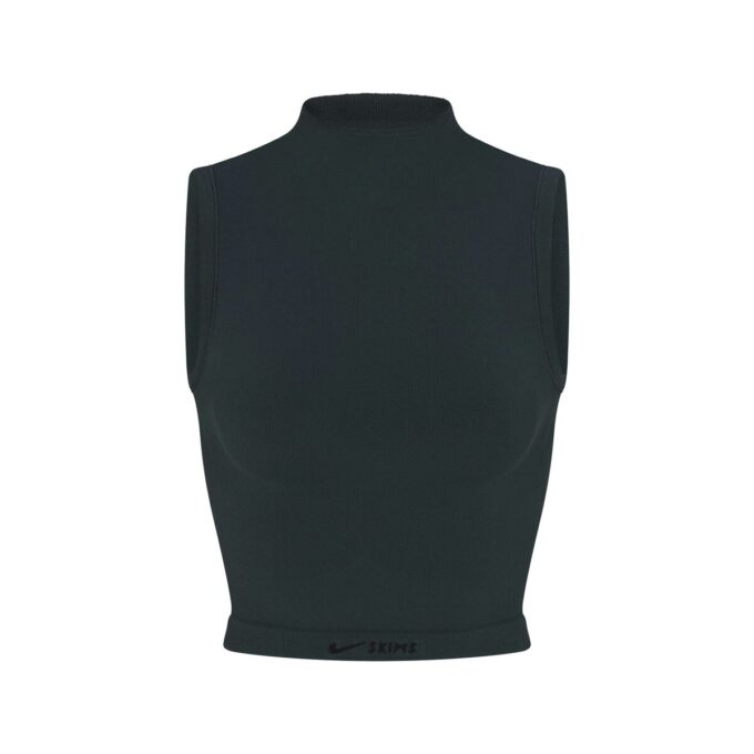NikeSKIMS VINTAGE SEAMLESS MOCK NECK BRA TOP