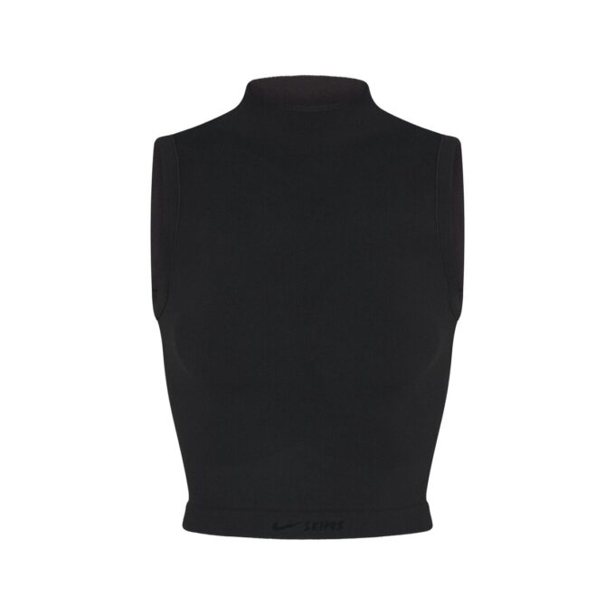 NikeSKIMS VINTAGE SEAMLESS MOCK NECK BRA TOP