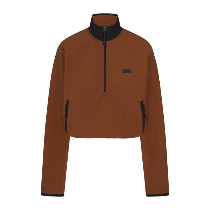 OUTDOOR FLEECE HALF ZIP PULLOVER OUTDOOR FLEECE HALF ZIP PULLOVER