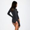SHEER MODAL LONG SLEEVE TURTLENECK BODYSUIT