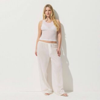 SHEER RIB CREWNECK TANK SHEER RIB CREWNECK TANK