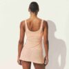 SHEER RIB MINI SLIP DRESS