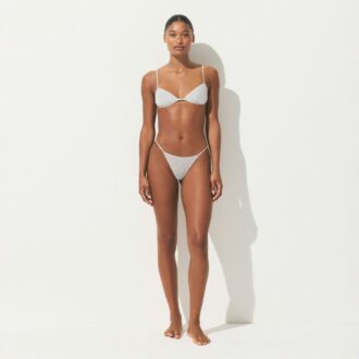 SHEER RIB SKIMPY TRIANGLE BRALETTE