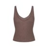 SHEER RIB V NECK TANK