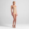 SHEER SEAMLESS THONG BODYSUIT