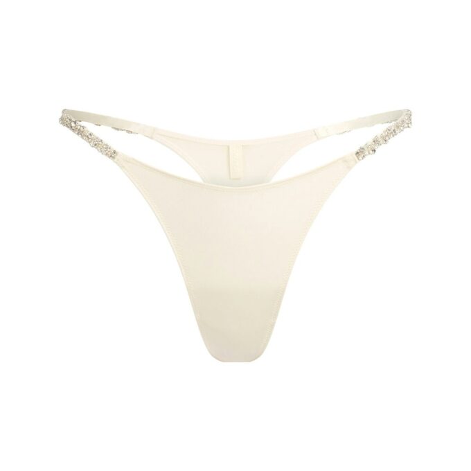 SHINE FOUNDATIONS RHINESTONE STRAP STRING THONG
