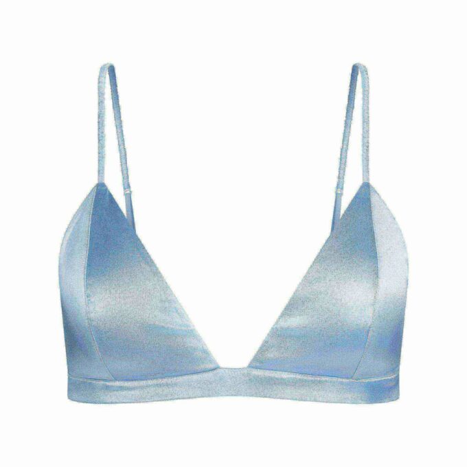 SILK LIGHTLY LINED TRIANGLE BRALETTE