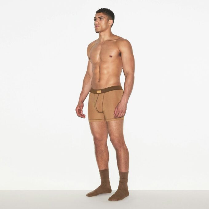 SKIMS COTTON MENS 3″ BOXER BRIEF 3-PACK