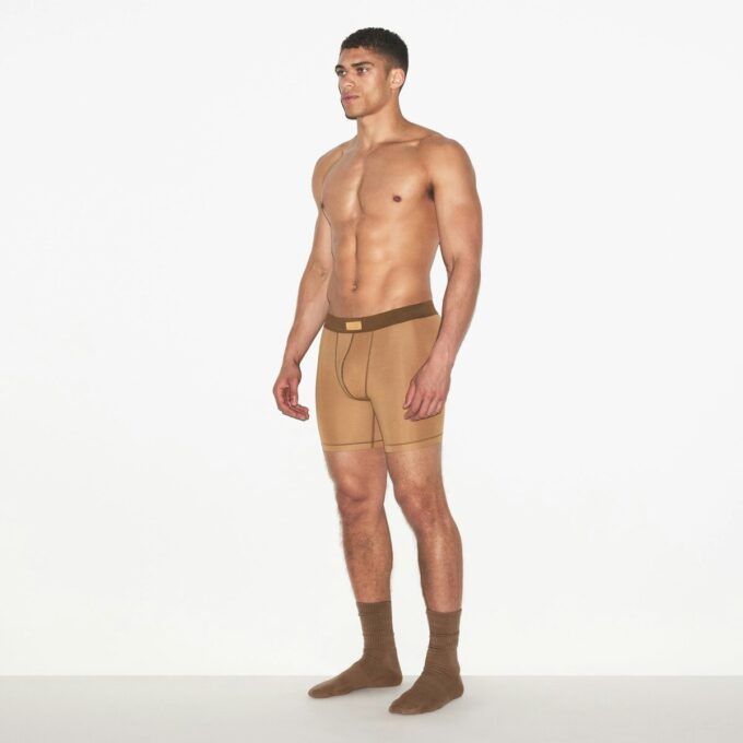 SKIMS COTTON MENS 5″ BOXER BRIEF 3-PACK