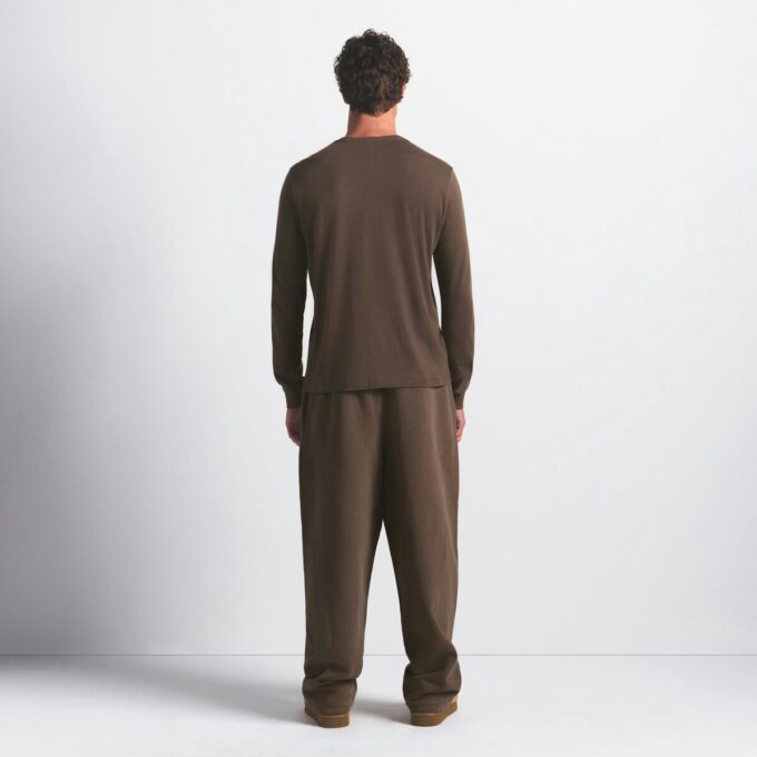 SKIMS COTTON MENS CLASSIC LONG SLEEVE T-SHIRT