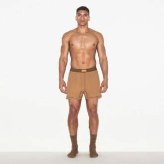 SKIMS COTTON MENS KNIT BOXER 3-PACK