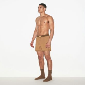 SKIMS COTTON MENS KNIT BOXER 3-PACK