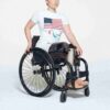 SKIMS FOR TEAM USA COTTON JERSEY PARALYMPIC T-SHIRT