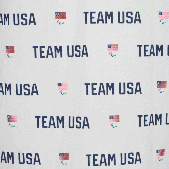 SKIMS FOR TEAM USA COTTON POPLIN SLEEP PARALYMPIC BOXER