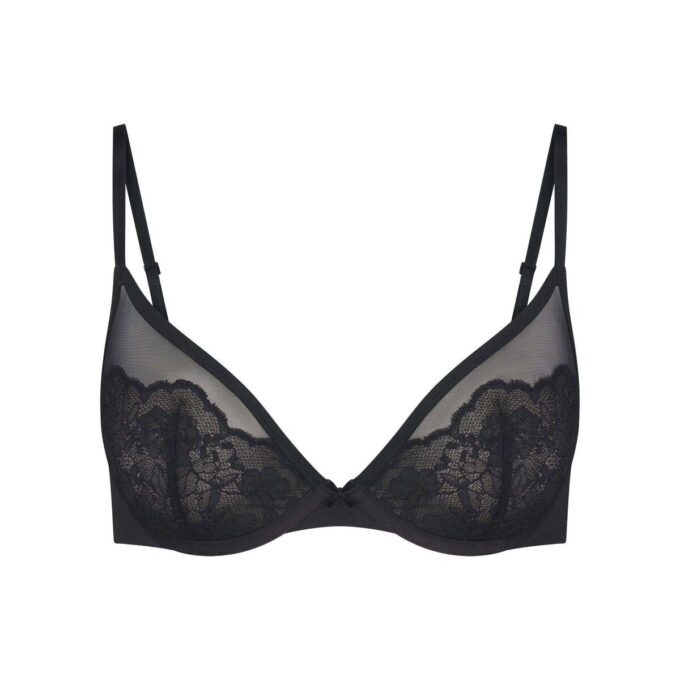 SKIMS LACE UNLINED DEMI BRA