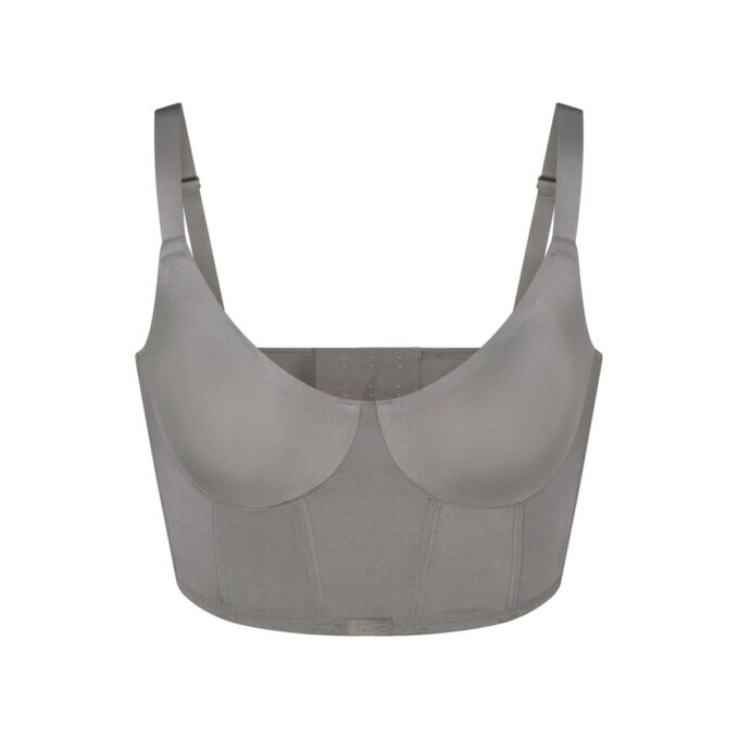 SKIMS LOGO SHINE DEMI CORSET BRA