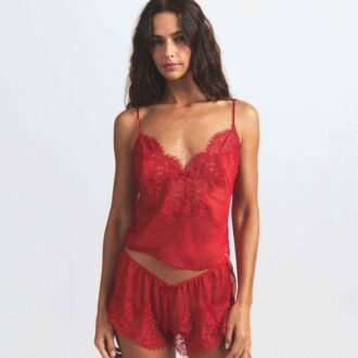 SKIMS ROMANCE LACE CAMI AND SHORT SET