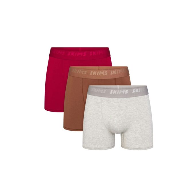 SKIMS STRETCH MENS 3″ BOXER BRIEF 3-PACK