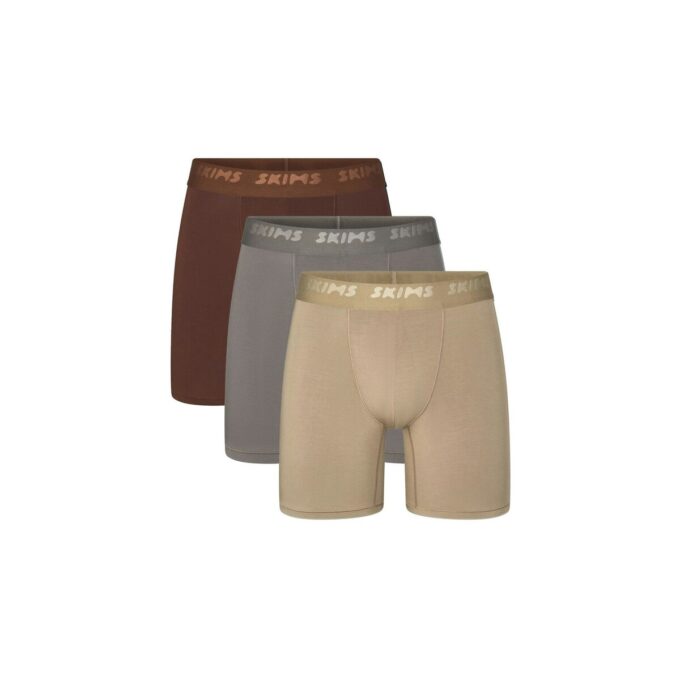 SKIMS STRETCH MENS 5″ BOXER BRIEF 3-PACK