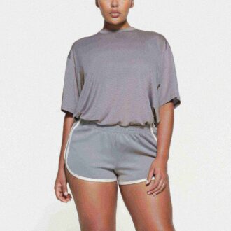 SKIMS TRACK MESH OVERSIZED T-SHIRT SKIMS TRACK MESH OVERSIZED T-SHIRT