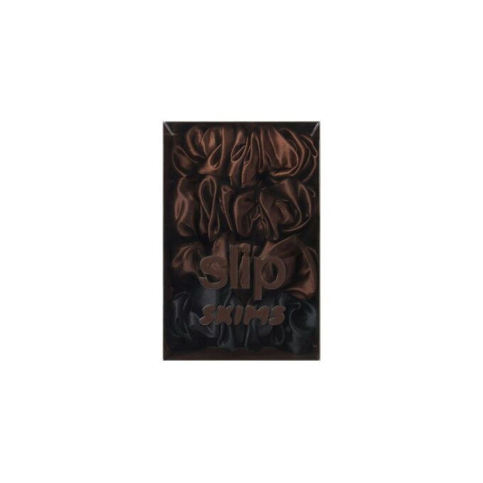 SLIP X SKIMS PURE SILK LARGE SCRUNCHIES 4-PACK