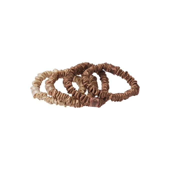 SLIP X SKIMS PURE SILK SKINNY SCRUNCHIES 4-PACK