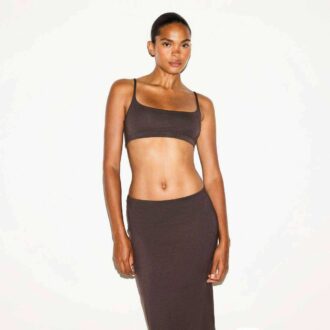 SMOOTH LAYERS MIDI SKIRT