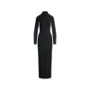 SMOOTH LAYERS TURTLENECK LONG DRESS