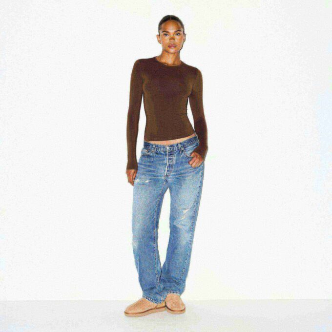 SOFT SMOOTHING SEAMLESS LONG SLEEVE T-SHIRT