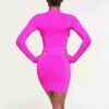 SOFT SMOOTHING SEAMLESS TURTLENECK MINI DRESS