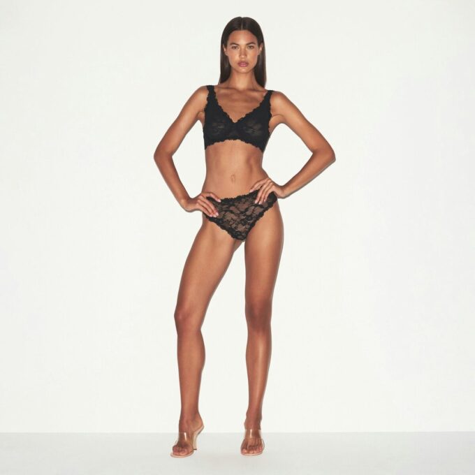 STRETCH LACE UNLINED FULL COVERAGE BRA