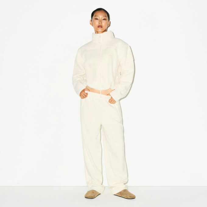 TEDDY BOXY ZIP UP JACKET